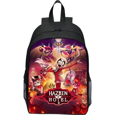 Nieuwe Hete Verkoop Hell Inn Hazbin Hotel Rugzak Voetbal Stripboek rugzak Jongens en Meisjes Laptop Rugzak Student rugzak