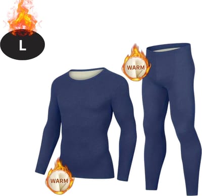 Bovista Thermokleding Heren - Thermobroek - Thermoset - Thermolegging - Winter - Thermoshirt - Donkergrijs - L