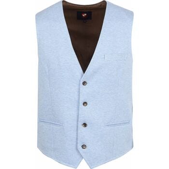 Suitable Gilet Gris Blauw - Maat 50 - Heren