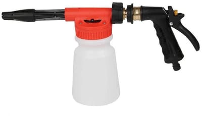 Foam Cannon Tuinslang Gardena – Low Pressure Foam Gun – Snow Foam Pistool Auto Wassen – Schuimpistool 1L – Rood