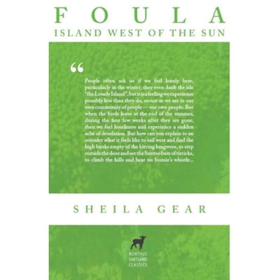 Foula - Northus Shetland Classics - Sheila Gear