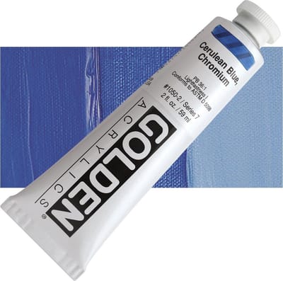 Golden Heavy Body Acrylverf serie 7 | Cerulean Blue, Chromium (1050-2) 59 ml