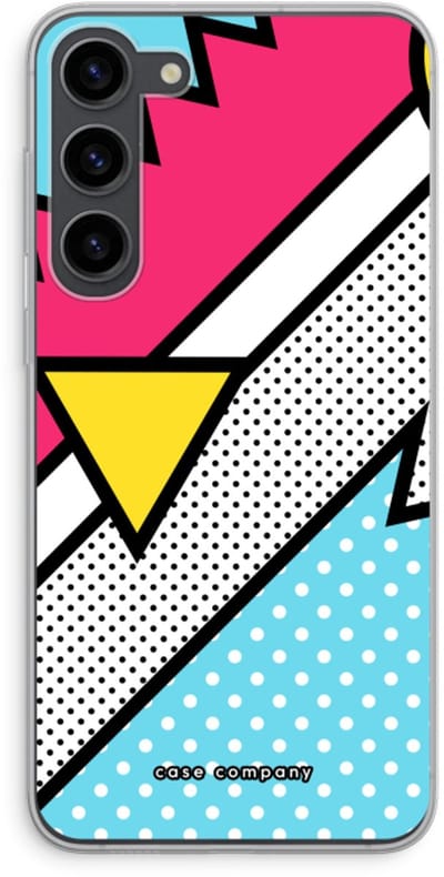 Case Company® - Hoesje geschikt voor Samsung Galaxy S23 Plus hoesje - Pop Art #3 - Soft Cover Telefoonhoesje - Bescherming aan alle Kanten en Schermrand