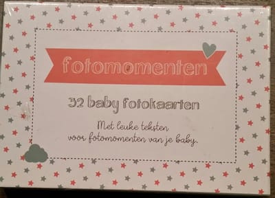Mijlpaal kaarten - Baby fotokaarten - Van 1e Echo tot 1 Jaar