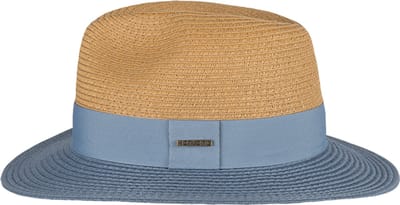 Hatland - Dawn - Toyo hoed - Leisteen blauw - Maat S - Unisex