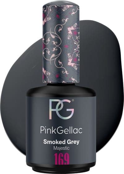 Pink Gellac Gellak - 169 Smoked Grey 15ml - Grijze Gel Nagellak - Gellac - Gel Nagels Producten