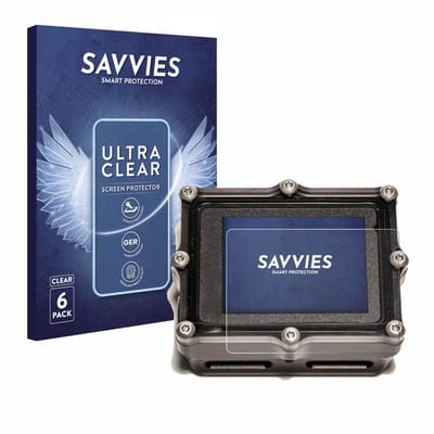 Savvies - Screenprotector voor Shearwater Petrel 2 dive computer - Folie Beschermfolie transparant 6 Stuks