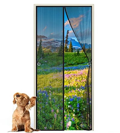 Magnetische Hordeur 200 x 185 cm - Effectieve Bescherming Tegen Insecten Met Automatische Sluiting