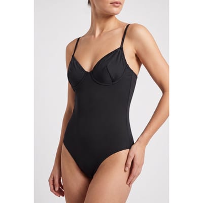 ARKET Fortuna Econyl Wire Swimsuit Black Maat: 36 | Badpakken Outlet | Dames | Zwart