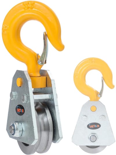 Takel blok - Hefgereedschap - Zwaar werk tillen - Ingebouwde lagers - 2 ton capaciteit - Metaal