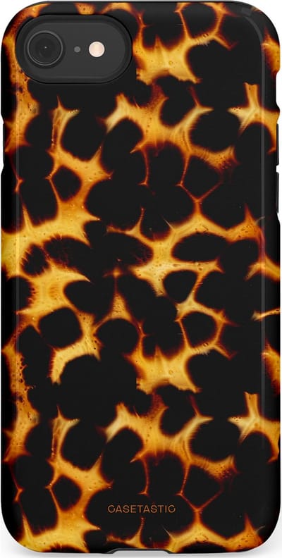 Casetastic Hoesje Geschikt voor Apple iPhone 7/8/SE - Stijlvolle Beschermende Duo-layer Case - Gevaarlijkspoor