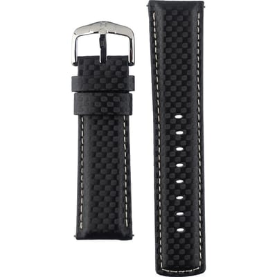 Hirsch 02592050-2-24 Carbon Horlogeband