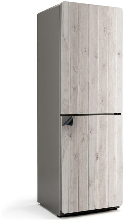Wallfluent Magnetische Koelkastmat - Houtstructuur met nerf Koelkast Magneet Sticker - 60 cm x 180 cm - Beige Magnetische Koelkastmat - Magneetfolie Koelkast - Magnetische Koelkastbekleding - Herbruikbare Magneetmat Koelkast