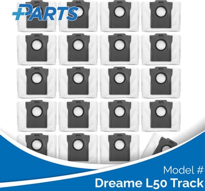 Dreame L50 Track Stofzakken (20 Stuks, Plus.Parts® alternatief voor RDB8)