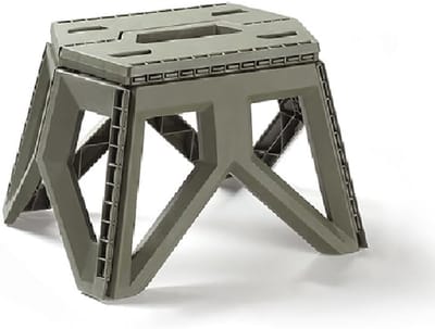 Opvouwbare Pedalen - Outdoor Serie - Draagbare Vouwpedalen - Lichtgewicht Yet Stevig - Tot 400 Lbs Draagvermogen - Geschikt Voor Camping Vissen Hiken En Barbecue - Groen