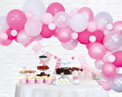 Ballonnen Decoratie Kit Roze 71 Delig - Feest Decoratie DIY Party