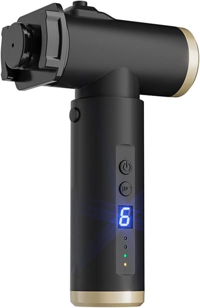 Elektrisch Lijmpistool - Draadloze Dispenser - Nauwkeurig Lijmen - 6 Standen Instelbaar - Universele Adapters - Zwart