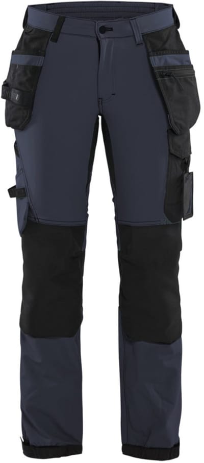 Blaklader Dames 4-weg stretch werkbroek 7192-1645 - Donker marineblauw/Zwart - C32