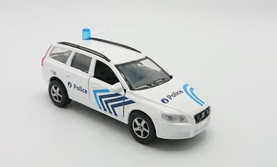 Kids Globe Auto Politie Volvo V70 Licht Geluid 12 cm