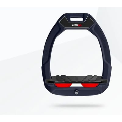 Veiligheidstijgers Paardrijden Incliné Grip Aluminium/Zwart/Rood Flex-On Safe-On