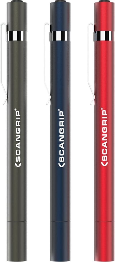 Scangrip - Flash Pencil Kit - Penlamp - Penlight - 3 kleuren - 200 lumen