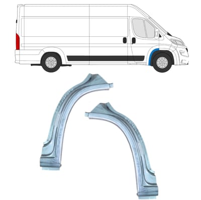 Reparatiepaneel voorste spatbord voor Opel Movano 2021-2026 / Links + Rechts