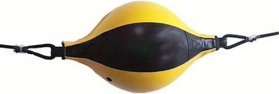 Livano Boksbal - Punching Bag - Boxzak - Bokspaal - Bokszak Ophangsysteem - Stootzak - Kickboks Zak Volwassenen - Sport - Geel