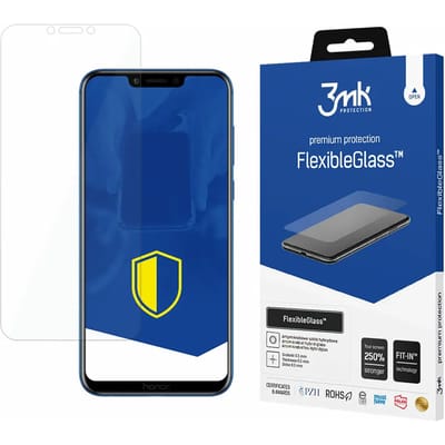3MK FlexibleGlass Serie - Hybrid Screenprotector - Honor Play - Transparant - Eenvoudige Installatie