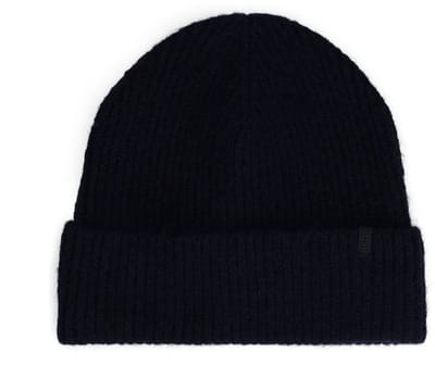 Manfield - Heren - Donkerblauwe beanie - Maat 1