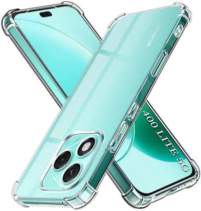 Hoesje geschikt voor HONOR 400 Lite - Techsuit Shockproof Silicone Back Cover - Transparant