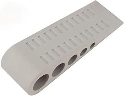 Deurstopper Rubber - Deurblokkade Muurbeschermer - Muren Beschermen - Dubbele Antislip - N.v.t. - Grijs