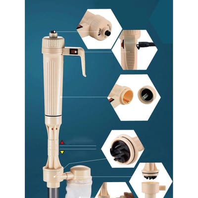 Nettoyeur de gravier électrique, filtre à eau, Siphon, pompe à eau sous vide pour Aquarium
