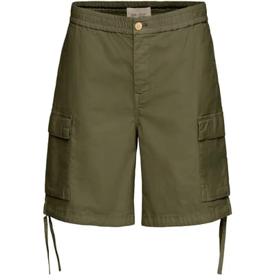 Blend - BHMAXIM RELX MINIRIB CARGO - Heren - Korte broeken