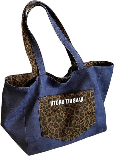 Ruime tote bag voor dames, ideale universiteitstas, trendy schoudertas voor dagelijks gebruik