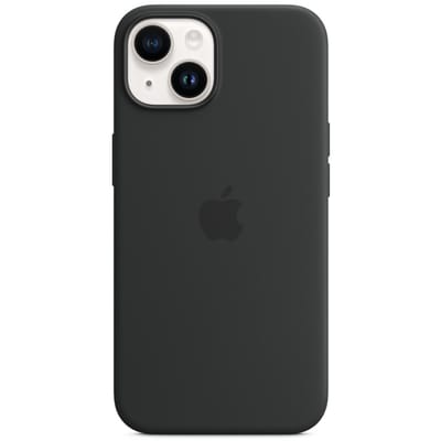 Silicone Backcover MagSafe voor de Apple iPhone 14 - Midnight