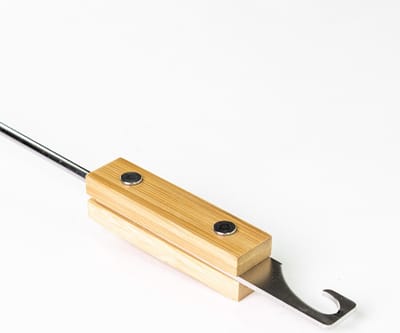 YAKINIKU Aspook - MEDIUM, LARGE, XLARGE & XXLARGE - 53 cm - Askrabber Kamado - Vuurpook - Flessenopener - BBQ Reinigingsaccessoire