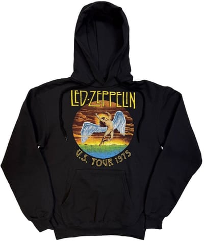 Led Zeppelin - USA Tour '75 Hoodie/trui - S - Zwart