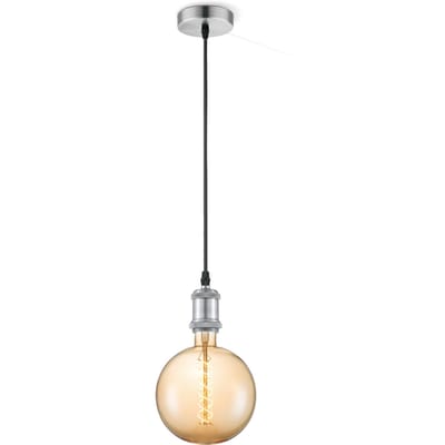 Home sweet home hanglamp Vintage Spiral g180 - Mat staal - amber