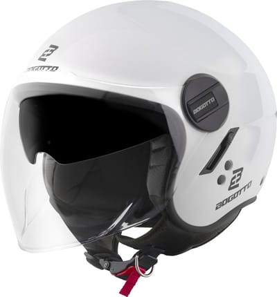 Bogotto H595-1 SPN Wit Jethelm - Helm
