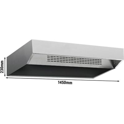 GGM Gastro Haube für Pizzaofen - passend für PEZ930G & PEZ930G#2 Zilver