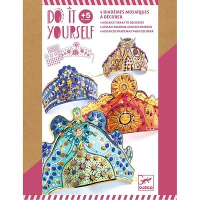 DJECO DIY diademen maken Mozaiek 5 jr+