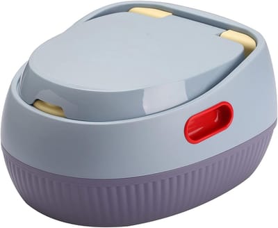 Baby Reis Potje - Draagbare Toilet - Zindelijkheidstraining - Antislip Stabiliteit - Vanaf 6 Maanden - Blauw
