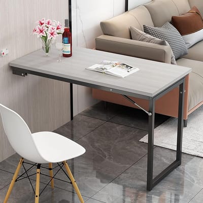 Opklapbare Wandtafel voor Kleine Ruimtes - Multifunctioneel Bureau en Eettafel