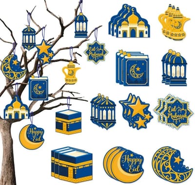Akyol - Eid mubarak - ramadan decoratie- hangers - ramadan kareem - ramadan mubarek - ramadan hanger - versiering eid - eid decoratie - ramadan mubarek - hout - Eid - party - feest - suikerfeest