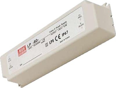 Mean Well LED Transformator 12V - Max. 60 Watt - Waterdicht IP67