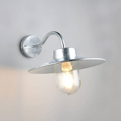 Trio Lighting Buitenwandlamp Tana, zinkkleurig, uitsteek 41 cm Metaal IP44