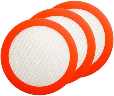 Set van 3 Herbruikbare Siliconen Bakmatten van 23 cm - Antiaanbak Bakplaten voor Taarten, Koekjes en Gebak