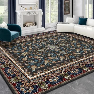 Oosters Etnische Stijl Tapijt Woonkamer Decor Perzische Grote Maat Vloerkleden Slaapkamer Decor 200x300 Wasbaar Antislip Garderobematten 140*200cm