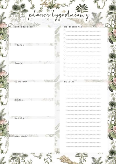 Wallvy - Magnetische Weekplanner - 30x42.5cm - Personaliseerbaar - Voor Drooguitwisbare Markers