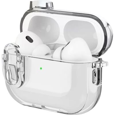 Coverzs Anti-vergelend TPU hoesje geschikt voor AirPods 4 - Optimale bescherming - Doorzichtig beschermhoesje - TPU hoesje dat niet vergeelt